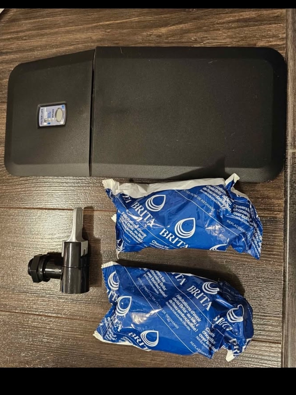 Brita Black Water Dispenser Lid with Faucet and Replacement Filters
